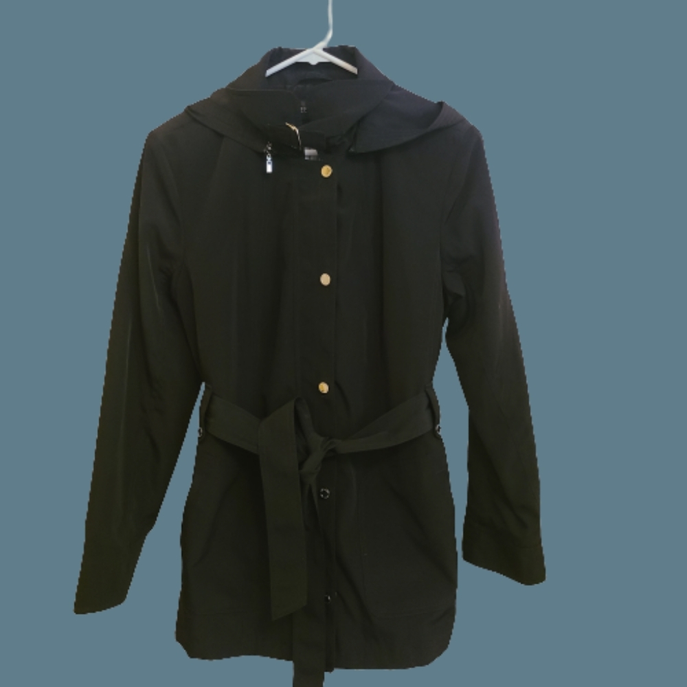 Fleet Street Woman Dress Length Trench Rain Coat